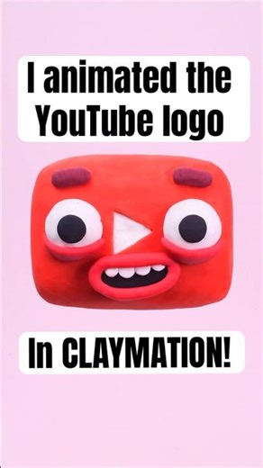 Animating the Youtube logo in CLAYMATION #stopmotion