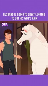 He wants to cut her long hair #storytales #animated #filmzone #viralreelsシ | FILM ZONE