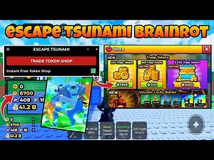 [🎁 TOKEN] Escape Tsunami For Brainrot Script Get Unlimited Trade Tokens For Free !! || Roblox