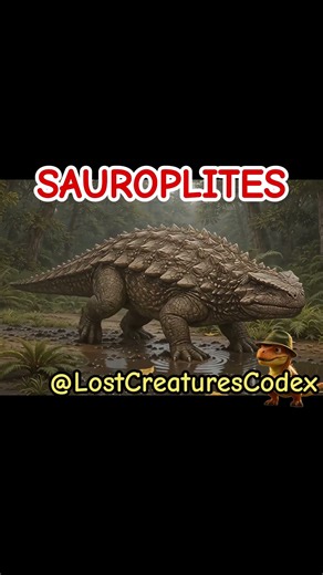 Sauroplites Codex @LostCreaturesCodex #lostcreatures #dinosaur #extinctanimals#facts#fossils#animals