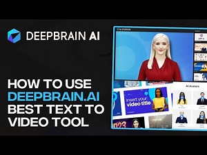 How to Use Deepbrain.ai for Beginners (Best AI Text to Video Tool)