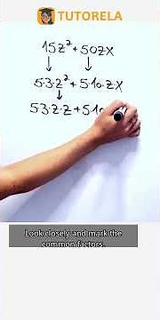 Simplify 15z²+50zx: Find the Equivalent Expression #Math #AlgebraicTechnique