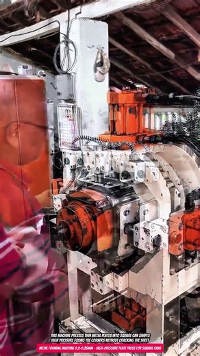 Metal Forming Machine 0.2–0.35mm – High-Pressure Plate Press for Square Cans