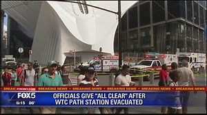 PATH Train evacuated at World Trade Center due to suspicious package