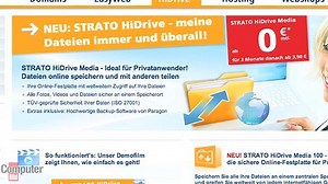 Strato HiDrive: Online-Speicher