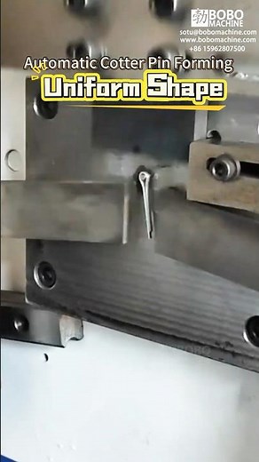 Automatic Cotter Pin Forming Machine | Fastener Manufacturing Process