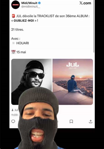 Jul : 36 albums, performance exceptionnelle dans le rap FR