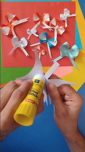 Printable Paper Bow 🎀 超簡単ペーパークラフト | No Origami, Just Print & Make