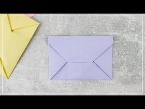 Origami Envelope Tutorial - DIY - very easy