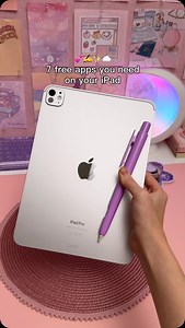 912K views · 10K reactions | 7 free apps you need on your iPad  Using iPad pro 2024 & apple pencil pro  My digital planner is from  in my b!o ✨ Save for later & follow for more 珞 ⁣ ⁣ ️ #ipad #ipadpro #ipadapps #apps #appleipad #ipadtips #ipadpro2024 #applepencil #ipadplanner #ipadnotes #digitalplanner #digitalplanning #ipadnotetaking #ipadaesthetic #ipaddrawing #ipadair | HappyDownloads | Facebook