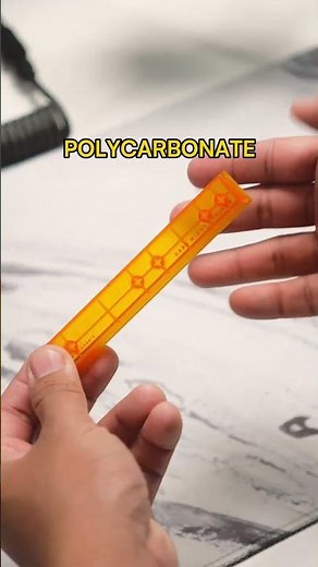 PPBT vs Doubleshot PBT vs Polycarbonate Spacebar Keycap Sound Test! #keyboard #keycaps #desketup