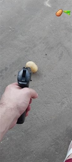 🔫🥔 Tiro de pressão na batata 🍟 Atirando na batata #Shorts #nerf #toys #dicas #airsoft