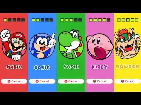 Super Mario 3D World - All New Characters (HD)