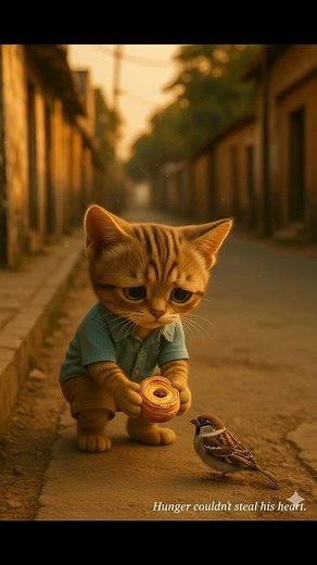 82K views · 8.6K reactions | He has a sharing heart  #cat #sadstory #3d #pixar #cats #animation #poor #disney #catsofinstagram #sumitstories | Sumit Stories | Facebook