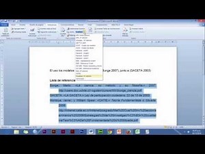 Agregar estilo APA sexta edición al programa Ms-Word