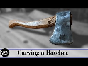 Carving a Hatchet Handel