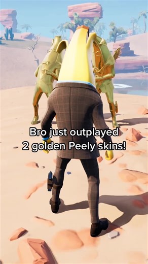 2 Toxic Golden Peely Skins Outplayed in Fortnite