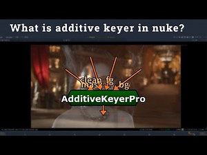 Additive Keyer in Nuke || How To Use Addicitve Keyer In Nuke || Hair Detail Recover