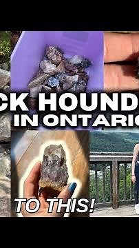 Rock hounding in BANCROFT Ontario | Princess Sodalite Mine Farm, travel Ontario, finding amethyst!