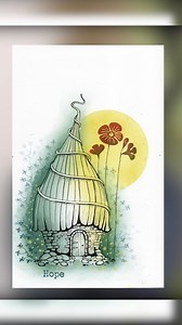 Bumble Lodge on a beautiful spring morning 🌤️Join Tracey in this highlights of her video tutorial, where she demonstrates how you can build up a magical scene with depth by blending colours and perspective 💚You can find the full tutorial on our website 💚 | Lavinia Stamps