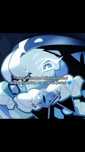 Shadow Milk is a cookie I do NOT play with and ofc my favorite cookie since I saw him as a npc in Beast Yeast and now 1 year later here we are and he's still the star of the shoe in my eyes no matter how much people hate him or whatever. This is your time to shine buddy! #fyp #crk #shadowmilkcookie #shadowmilkcookieismyeverything #shadowmilkcookierun