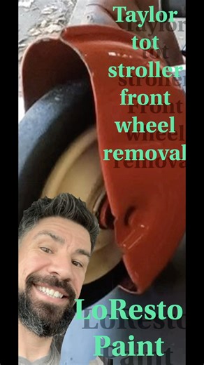 Taylor tot stroller front wheel removal 👊🏼