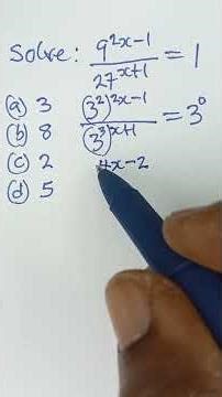 Simple Method for Solving Exponential Equations