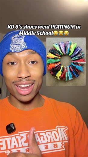 The KD 6’s went platinum in middle schoool