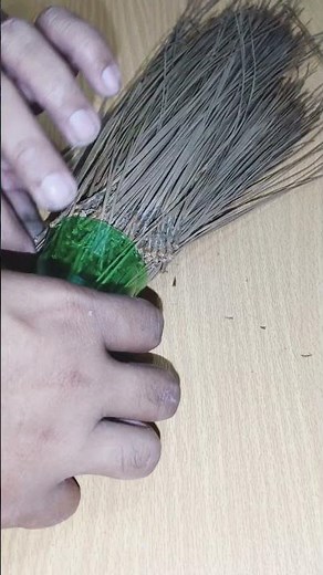 Diy | Unique Broom Made from Waste Pine Needles | waste things project easy