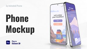 Mobile Phone Screen Mockup