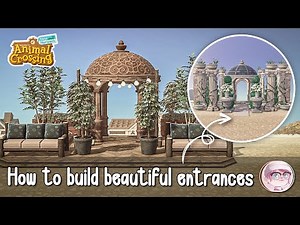 4 Beautiful entrances that are EASY to build | Speedbuild | Tutorial | Animal Crossing New Horizons