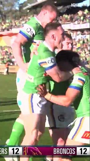 Kaeo Weekes Tries in Canberra Raiders vs Brisbane Broncos