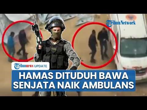 Beberkan Rekaman Drone, IDF Tuduh Hamas Angkut Pasukan & Senjata Pakai Mobil Ambulans di Gaza Utara
