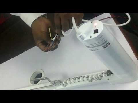 Motorised curtain installation for Fox Domotics Motor