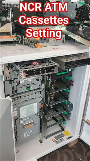 NCR ATM Cassettes Setting #music #electronic