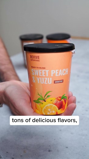 324K views · 123 reactions | Smoothie lovers, this one's for you. 李磻 GET 50% OFF YOUR FIRST BOX. Smoothies packed with delicious, good-for-you ingredients. Just add your liquid, blend, and enjoy! ⭐️⭐️⭐️⭐️⭐️ 60,000+ 5-star reviews ‍ Chef Crafted & delicious  Plant-based options  Delivered to your door | Revive Superfoods | Facebook