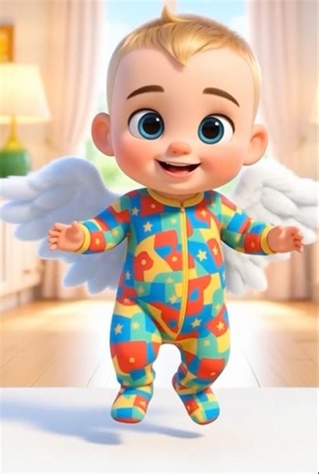 👼✨ Cute Baby Angel Flying – Sweet Baby Music & Magical Moments ✨👼