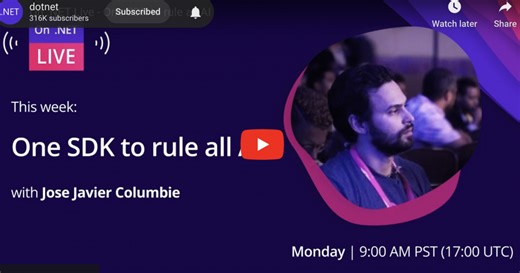 On .NET Live – One SDK to rule all AI | xafmarin
