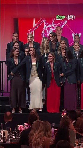 The AFLW All-Australian team's balance was put to the test 🫣