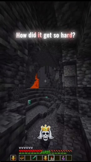 I’m a Noob… How Did I Fly Elytra in a Cave?! 🤯💀