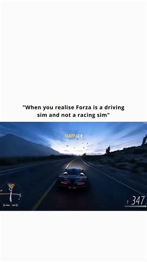 when you realise forza is a driving sim not a racing sim #shorts #viralshorts #driving #simulator