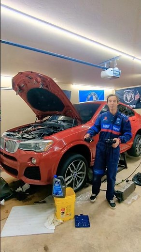 BMW🛠️ HOW to Replace THERMOSTAT 👉#bmw #bmwlove #cars #problem #fix #termostato #overheat #replace