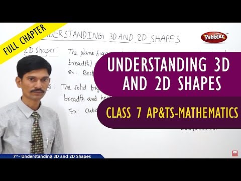 #understanding 3D and 2D shapes full lesson | Mathematics | Class 7 | AP&TS Syllabus