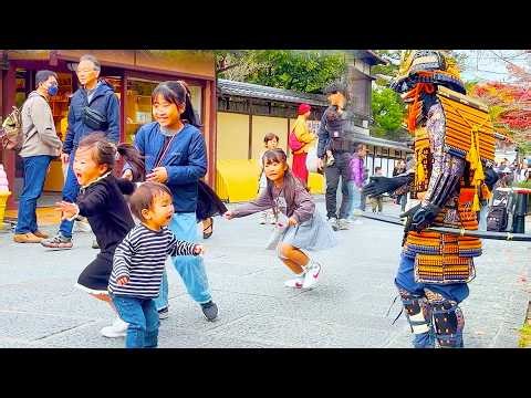 Don’t Be Afraid❤️ Samurai Statue Prank in Kyoto🇯🇵