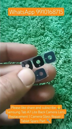 Samsung Tab A7 Lite Back Camera Lens Replacement | Camera Glass Repair | Tablet Spare Part 🔧