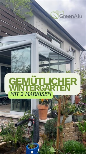 Auch auf kleiner Fläche lässt sich ein gemütlicher Wintergarten realisieren. Durchdachte Lösungen sorgen für maximalen Komfort – bei jedem Wetter. 📍 Herford & Nordrhein-Westfalen Jetzt unverbindlich anfragen. #terrassenüberdachung #markise #wintergarten #hausbau #herford
