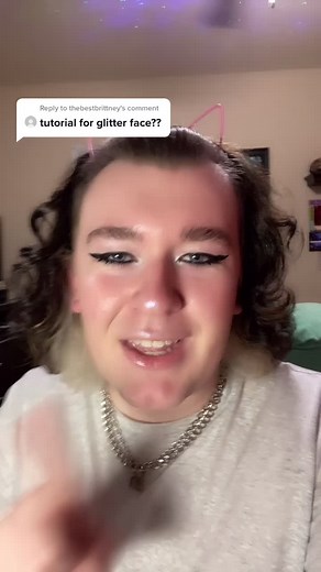 Reply to @thebestbrittney GLITTER FACE TUTORIAL