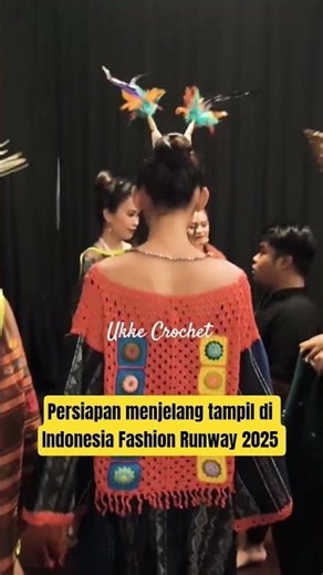 Indonesia Fashion Runway 2025 design Ukke Crochet