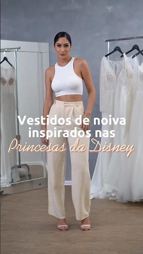 Vestidos de noiva inspirados nas princesas Disney #casamento #noiva #vestidodenoiva #weddingdress