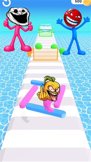 Against the Rose Vs Blue Vs green Vs Cyan Stickman Angry face #cyanstickman #trollface #gaming